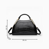 Sac A Main Croco Verni