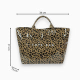 Grand Sac A Main Tote Bag Léopard