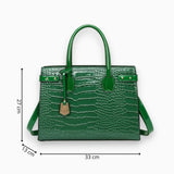 Sac A Main Croco 3 Pièces