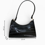 Petit Sac A Main croco rétro