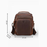Sacoche Cuir Véritable Vintage