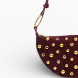 Sac A Main Croissant Cloutés
