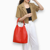 Sac A Main Seau Cuir Véritable