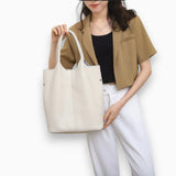 Sac A Main Seau Cuir Véritable