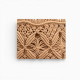 Sac A Main Paille Tressé Franges