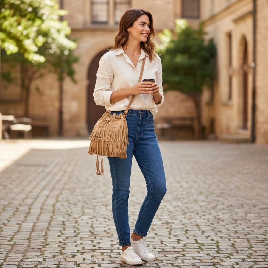 Sac A Main Seau Franges
