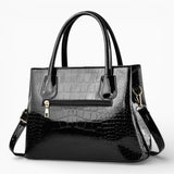 Sac A Main Verni Croco