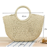 Sac A Main Demi-Lune Plage