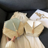 Sac A Main Paille Straw