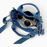Petit Sac A Main Denim Bleu