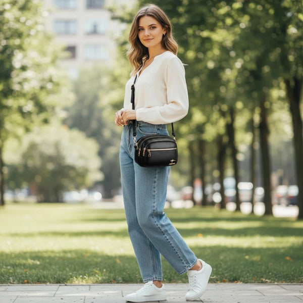 Sac A Main Bandoulière Multi-Poches