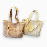 Sac A Main Femme Paille Tressée Grande Capacité
