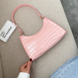 Petit Sac A Main croco rétro