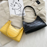 Petit Sac A Main croco rétro