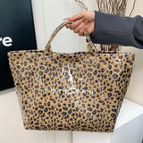 Grand Sac A Main Tote Bag Léopard