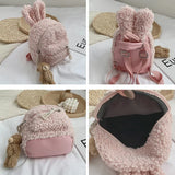 Sac A Dos Enfant Peluche Lapin Maternelle