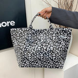 Grand Sac A Main Tote Bag Léopard