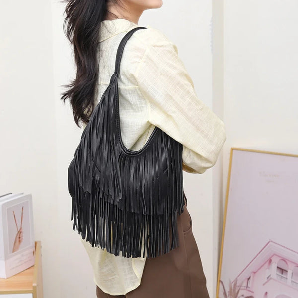 Sac A Main Hobo Franges Longues