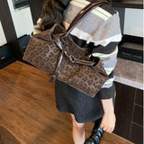 Sac A Main Léopard Tote Bag