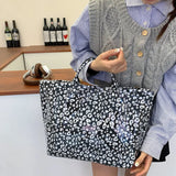 Grand Sac A Main Tote Bag Léopard