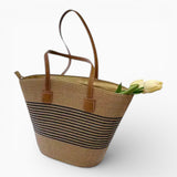 Sac A Main Panier Paille Tressée