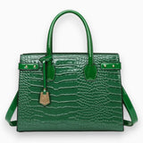 Sac A Main Croco 3 Pièces