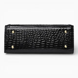 Sac A Main Croco Verni