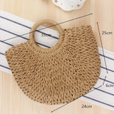 Sac A Main Demi-Lune Plage