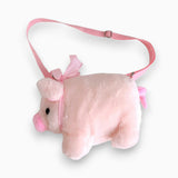 Sac A Main Peluche Cochon Rose Enfant