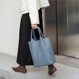 Sac A Main Seau Cuir Véritable