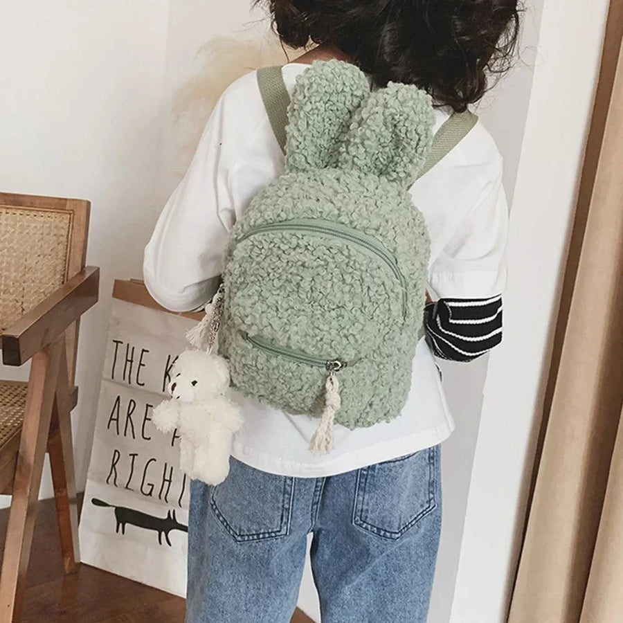 Sac A Dos Enfant Peluche Lapin Maternelle