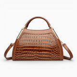 Sac A Main Croco Verni