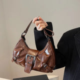Sac A Main Hobo Plissé Y2K