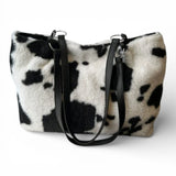 Grand Sac Cabas Peluche Vache