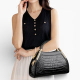 Sac A Main Croco Verni