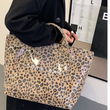 Grand Sac A Main Tote Bag Léopard