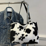 Grand Sac Cabas Peluche Vache