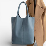 Sac A Main Seau Cuir Véritable