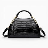 Sac A Main Croco Verni