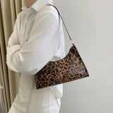 Petit Sac A Main Léopard Baguette