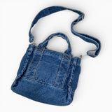 Petit Sac A Main Denim Bleu