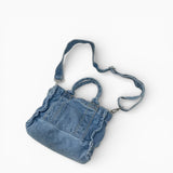 Petit Sac A Main Denim Bleu