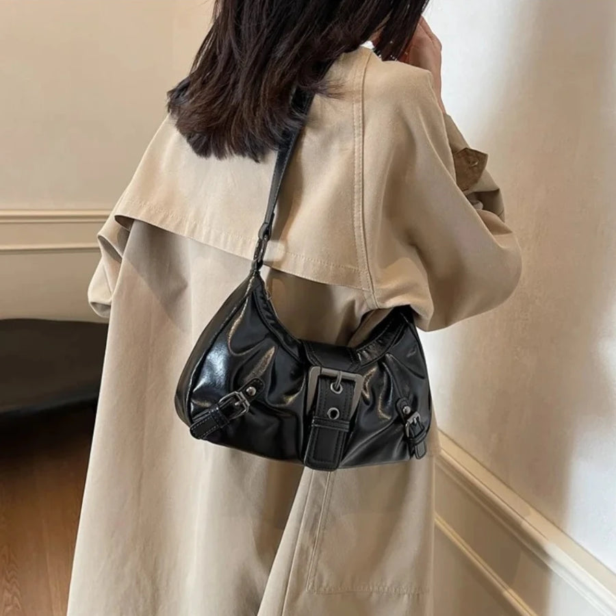 Sac A Main Hobo Plissé Y2K