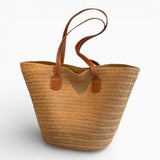 Sac A Main Panier Paille Tressée