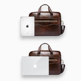 Sac Cuir Véritable Ordinateur Portable