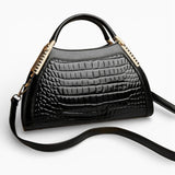 Sac A Main Croco Verni