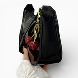 Sac A Main Pendentif Cerise