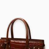 Sac A Main Croco 3 Pièces
